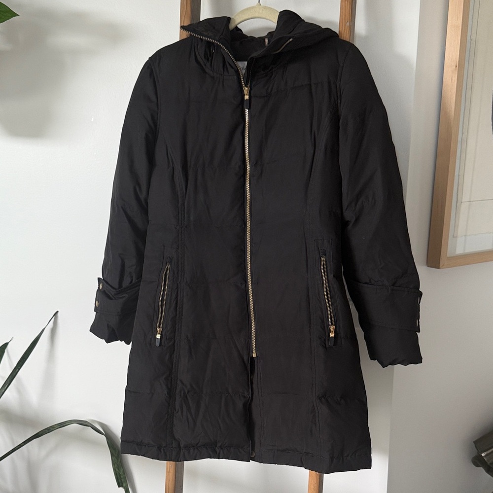 Calvin Klein Black Hooded Puffer Jacket